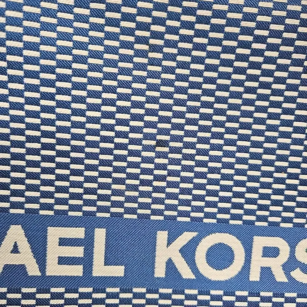 Michael Kors Blue Logo Jet Set‎ Crossbody Purse